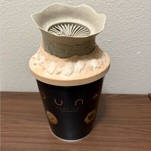 Dune 2 amc exclusive popcorn bucket with sandstorm lid never used new